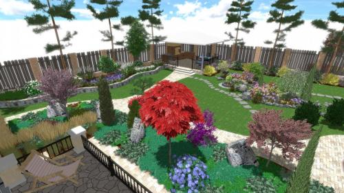 Ландшафтный проект загородного дома